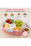 - Kids Lunch Box - Pink/White - 4