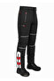 Winter Black Fiber-Lined Biker Pants