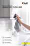 Narzisse Sensitive Surface Microfiber Cloth Non-Scratch Computer Tablet and Phone Screen Cloth 50X40 cm Gray - 4