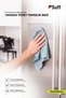 Wachsblume Microfiber Sensitive Surface Cleaning Cloth 50X40 cm - Blue - 4