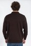 Men's Middle-Aged and Older Knitwear Knitted Acrylic Zippered Winter Dad Cardigan 3013 - 6