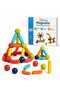 Magnetic Building Blocks 32 Pieces | STEM Construction Stick Toy For Kids | DIY Assembling Magnetic Sticks Set For Boys Girls Learning And Creativity
