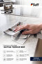 Veilchen Platin Series 3-Piece Microfiber Cloth Set Non-Marking Non-Scratch Premium Kitchen Cleaning Cloth 60X40 cm - 2