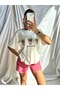Women's White Color Printed Premium 100% Cotton Tshirt - 8