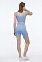 High Waist Stitch-Free Seamles (Biker) Shorts - 3