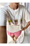 Women's White Color Printed Premium 100% Cotton Tshirt - 4