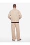 Comfortable Fit Cotton Stand Collar Jean Jacket with Metal Accessories and Closure Detail Pockets - 4