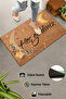 Door Mat 45X70Cm Non-Slip Base Decorative Indoor Outdoor Moonlight Moon and Star - 4
