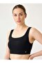 Holly Honeycomb Patterned Covered Bra Black - 3