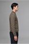 Standard Fit Half Zip Polo Collar Knitwear Basic Sweater H7595Ax26Au - 3