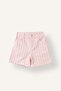100% Cotton Striped Gabardine Shorts for Girls I5502A826Hs - 7