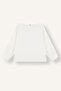 Oversize Crew Neck Crepe Long Sleeve Blouse I8697Ax26Au - 7