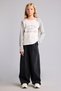 100% Cotton Crew Neck Printed Striped Raglan Long Sleeve T-Shirt Girls I2303A826Au - 2