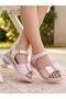 26- Sandals with Bow Accessories - Powder