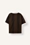 Boxy Fit Short Sleeve Polo Neck Striped Printed T-Shirt I4824Ax26Au - 6