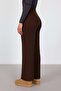 Belt Bagged Ribbed Knitwear Pants - 3