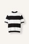 Relax Fit Striped Embroidered Short Sleeve Polo Knitwear T-Shirt H6678Ax26Au - 6