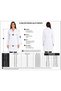 White Doctor'S, Pharmacist'S, Teacher's Coat, Long Length (90 cm), Flat Collar - 5