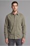 Boxy Fit Polo Collar Double Pocket Cotton Long Sleeve Shirt H4590Ax26Au - 2