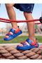 Open Front Slippers Size 26-34 - Blue