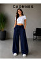 3-Piece Women's Seasonal Sweatpants (Black-Gray-Navy Blue) Basic Oversize Casual Comfortable Cut - 5