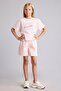 100% Cotton Striped Gabardine Shorts for Girls I5502A826Hs - 2