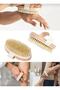 Natural Scrub - Bath Back Scrub with Soft Brush and Long Detachable Handle - 4