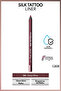 Silk Tattoo Liner Waterproof Silky Gel Eyeliner - 04 Deep Wine - Burgundy (Matte)
