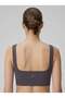 Holly Honeycomb Patterned Covered Bra Anthracite - 2