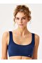 Aura Double Layer Modal Bra Navy Blue
