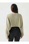 Aura Crop Long Sleeve T-Shirt Green - 3