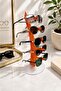 Glasses Stand Desktop 5 Glasses Organizer Orange - 2