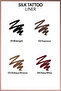 Silk Tattoo Liner Waterproof Silky Gel Eyeliner - 04 Deep Wine - Burgundy (Matte) - 3