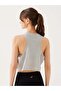 Aura Crop Top Gray Melange - 2
