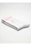 Soket Neon Striped Cotton Socks White_Neon Pink - 3