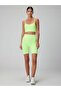 Gela High Waist Biker Shorts (12cm) Neon Green