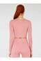 Naples Long Sleeve Crop Top Econyl Pink - 2