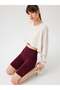 Vella High Waist Comfort Biker Leggings Claret Red - 5