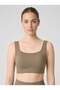 Holly Honeycomb Patterned Covered Bra Green