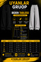 Women's 2-Piece Sweatpants (Black-Grey) Oversize Wide Leg Soft Fabric - 8