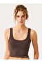 Aura Short Size Soft Undershirt Dark Brown