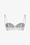 Off-White Underwire Mesh Bra - 2