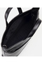 Men's Leather Black Soft Textured Briefcase - 8