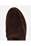 Men's Suede Leather Brown Thick Soled Casual Loafer - 5