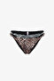 Wild Layered Side Leopard Print Mid-Waist Bikini Bottom - 3