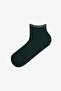 Men's Campus Trip Cotton Slogan Patterned 3 Pairs Booties Socks - 3