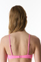 Pink Front Opening Bikini Top - 2