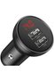 Incarcator auto Display, 2x USB, 4.8A, 24W, Gri