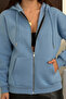 Women's 3 Thread Fleece Lined Hooded Oversize Sweat Cardigan 1110