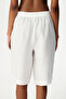 White Nina Bermuda Shorts - 2